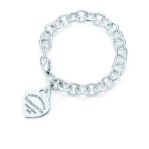Tiffany’s heart tag charm bracelet